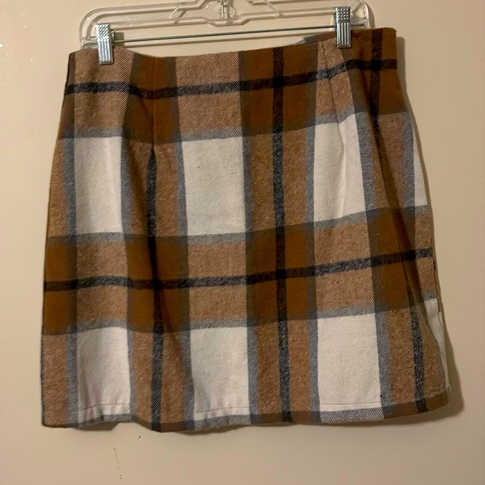 Misses Elegant Plaid Printed High waisted pencil
Skirt